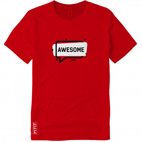 Awesome text bubble t-shirt