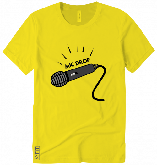 Mic drop t-shirt